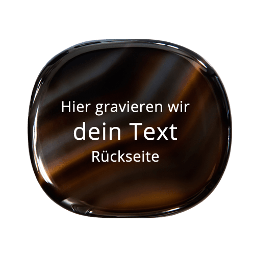 Pocket Pebble Achat schwarz