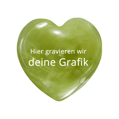 Heart Pebble Serpentin