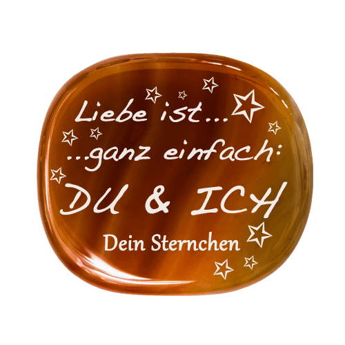 Romantisches Geschenk mit Gravur