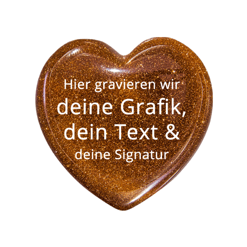 Heart Pebble Goldfluss