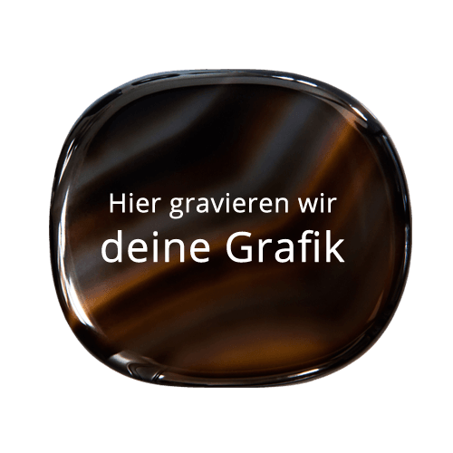 Pocket Pebble Achat schwarz