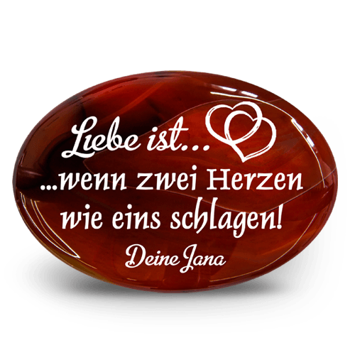 Pebble Deluxe Achat Rot