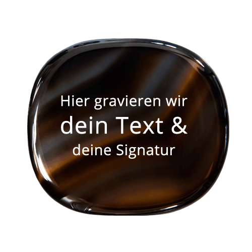 Pocket Pebble Achat schwarz