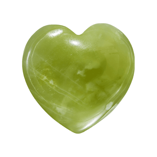 Heart Pebble Serpentin