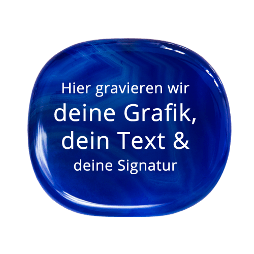 Pocket Pebble Achat Blue Ocean