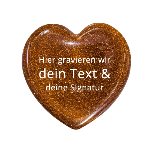 Heart Pebble Goldfluss