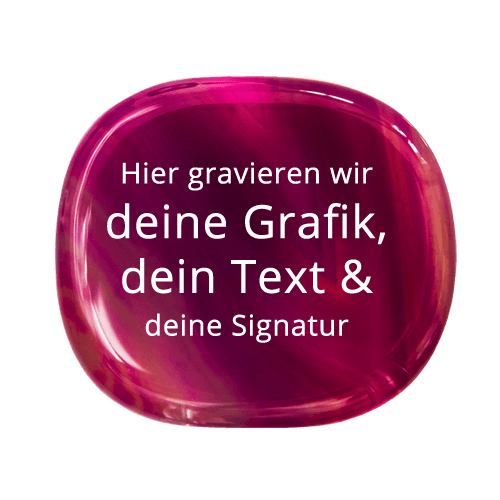 Pocket Pebble Achat Purple Rain