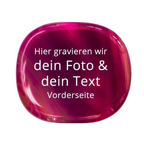 Pocket Pebble Achat Purple Rain