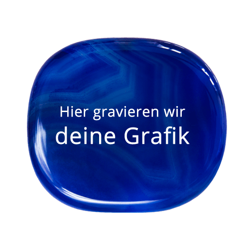 Pocket Pebble Achat Blue Ocean