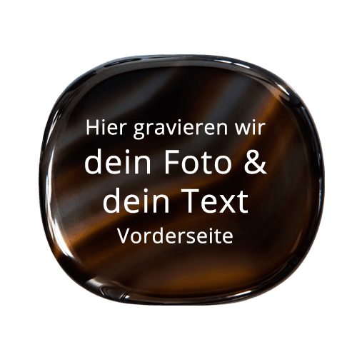 Pocket Pebble Achat schwarz